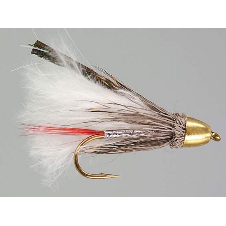 white muddler marabou conehead