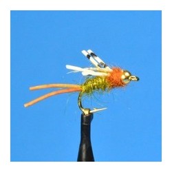 Bead Head Rubber Legs Prince Krystal Flash