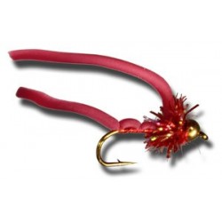 BH Egg Sucking Squiggly Worm Red
