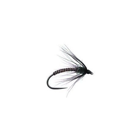 Black Metallic Soft Hackles Spider BL