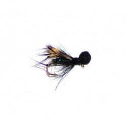 booby head black and green hopper
