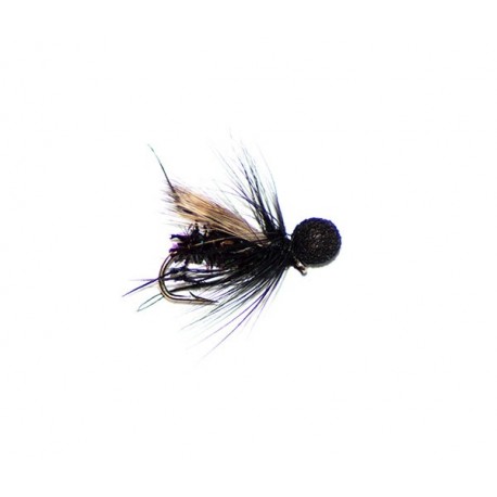 booby head black sparkle hopper