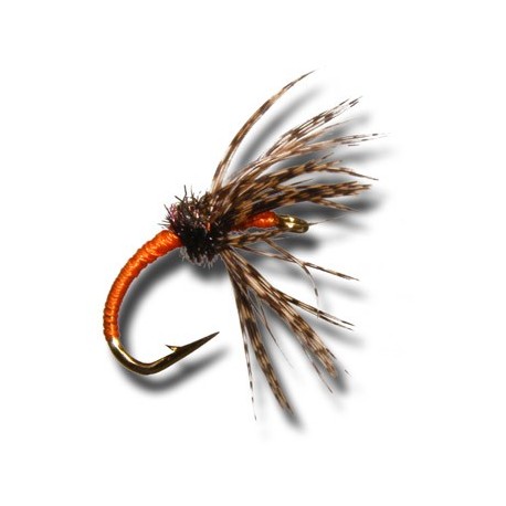 Tenkara Kujaku Kebari Orange