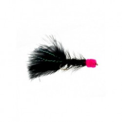 egg sucking leech black chartreuse