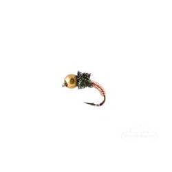 Brassie Bi Color Bead Head GreenBlack