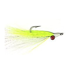 chartreuse white clousers minnow