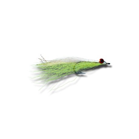 Deep Minnow Chartreuse And White