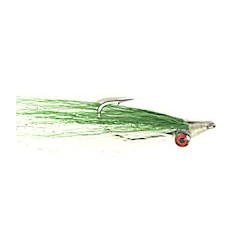 green white clouser minnow