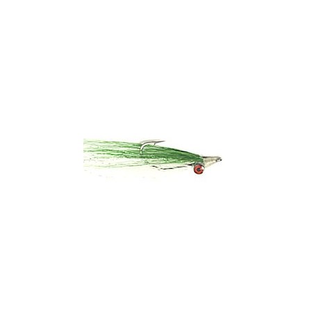 green white clouser minnow