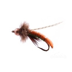 Caddis Poopah Bead Head Dark Tan