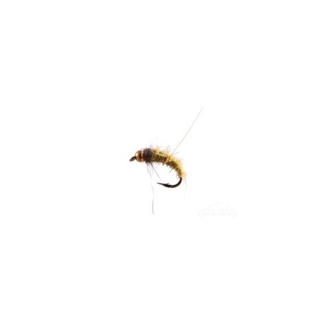 Caddis Pupa Bead Head Olive Hares Ear