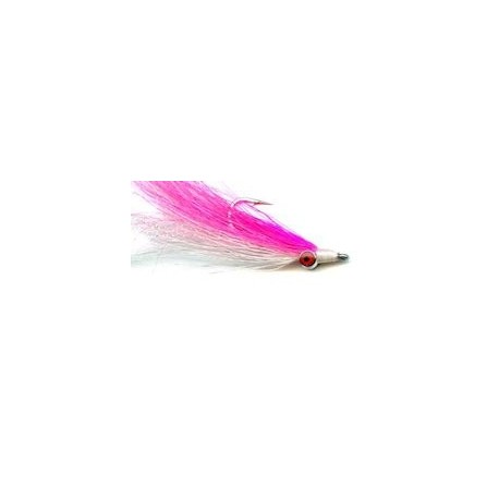 pink white clousers minnow