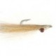 tan white clousers minnow