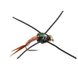 Copper John Nymph Bead Head Red