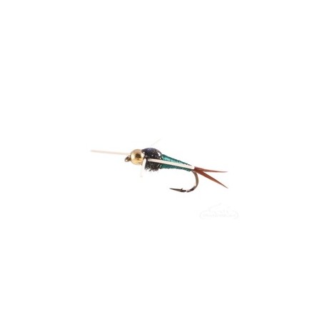 Copper John Nymph Wired BH RL Red