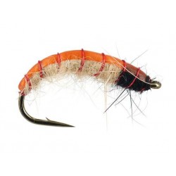 red ribbed tan czech nymph