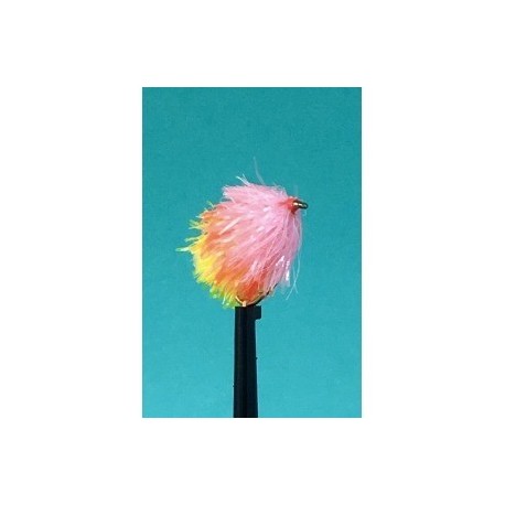 marshmallow pink safety orange blushing sunburst jelly fab blob