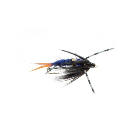 beadhead double tungsten batman blue