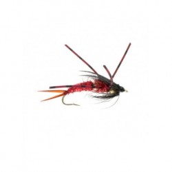 beadhead double tungsten batman red