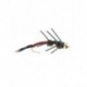 beadhead double tungsten wired stonefly rubberlegs red