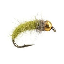 beige olive grayling nymph