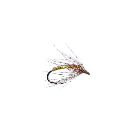 Green Metallic Soft Hackles Spider BL