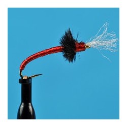 Glass Bead Rojo Midge Red