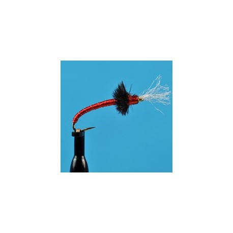 Glass Bead Rojo Midge Red