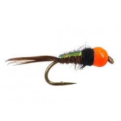 TG Tinsel Pheasant Hot Orange Nymph