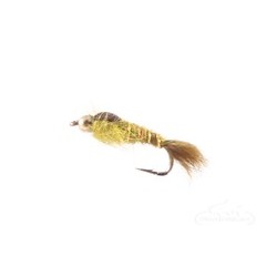 Hares Ear Nymph Bead Head Light Olive