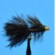 Tungsten Bead Head Woolly Bugger   Black