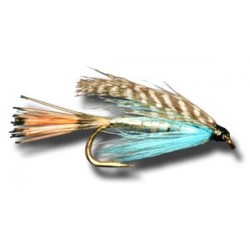 Teal Blue and Silver Wet Fly
