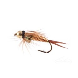 Prince Nymph Hot Wire Red Yellow Tungsten Bead Head
