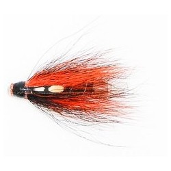 Black and Orange Ghost   Copper Tube Fly