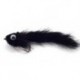 black leech bass bug