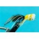 deer hair hopper white yellow
