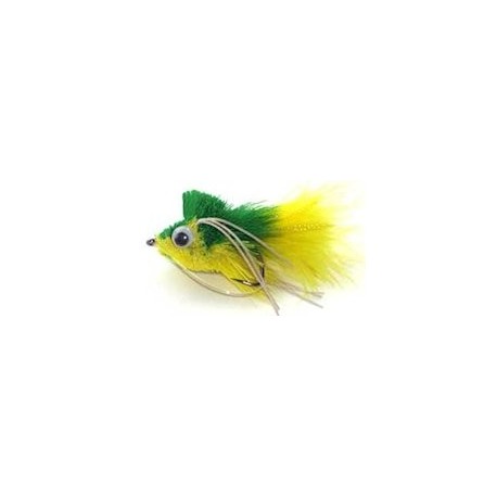 Diving Yellow Green Bass Bug