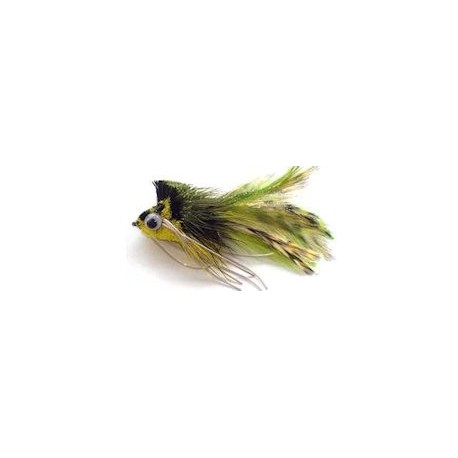 diving yellow olive bass bug